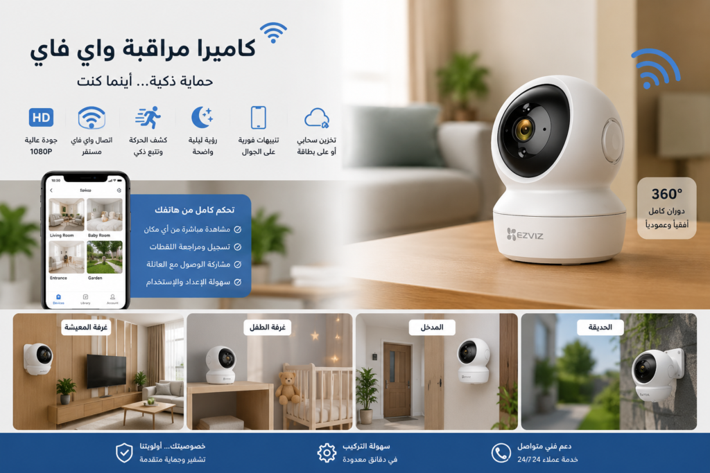 كاميرات مراقبة واي فاي